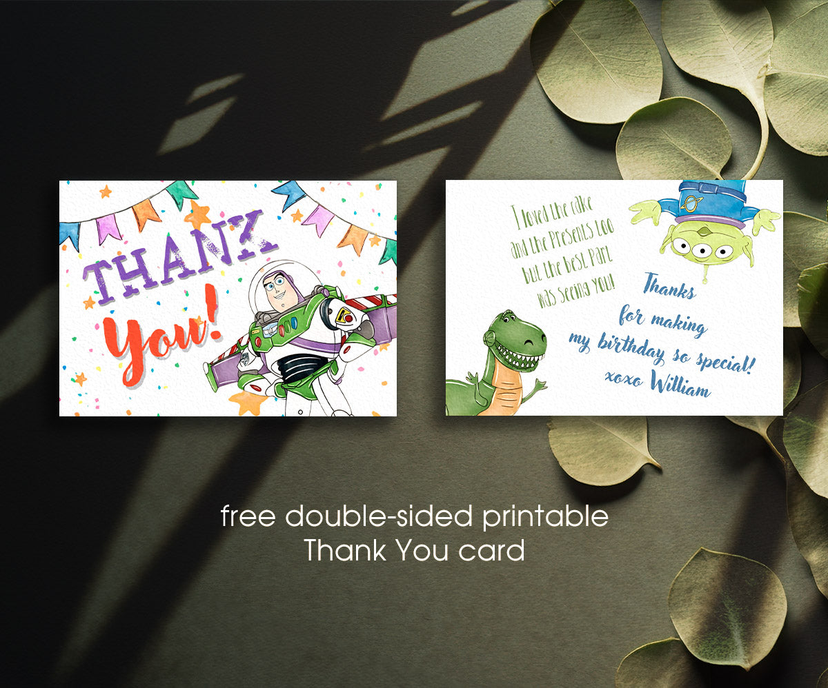 Toy Story Woody customizable invitation template | Share or Print | HG399