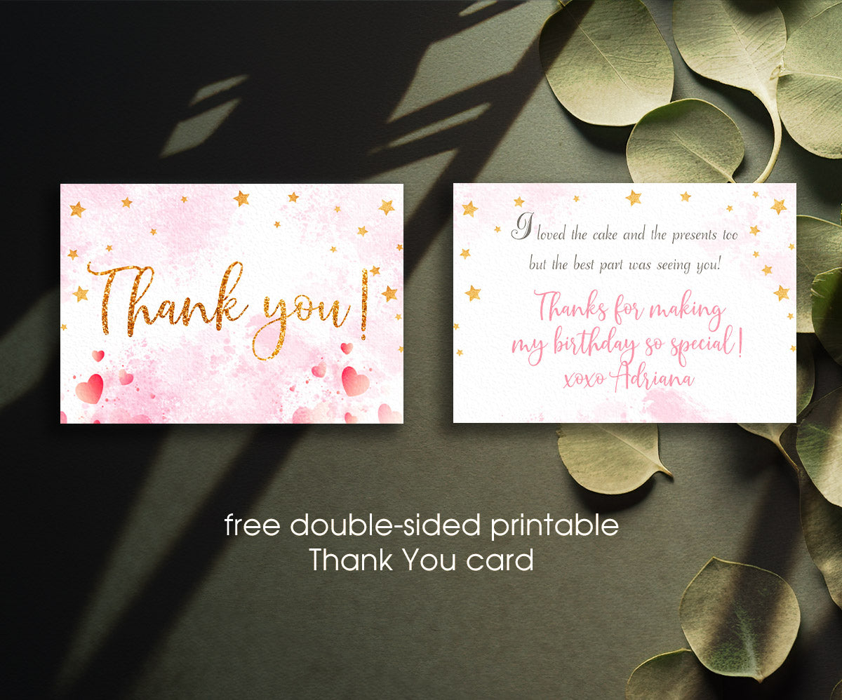 Disney Princess customizable invitation template | Share or Print | girl | FF198