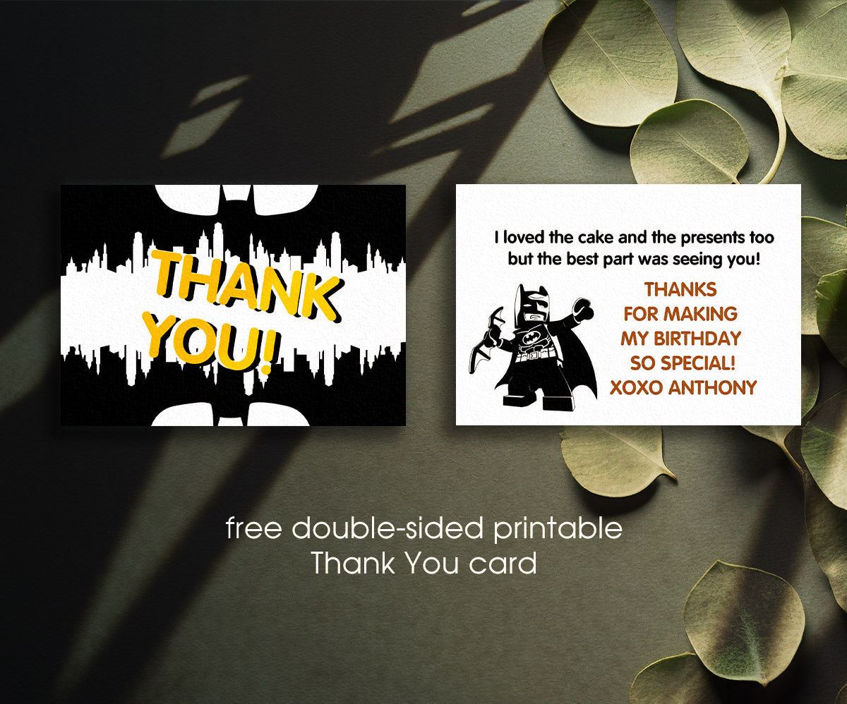 Lego Minifigures customizable invitation template | Share or Print | SN821