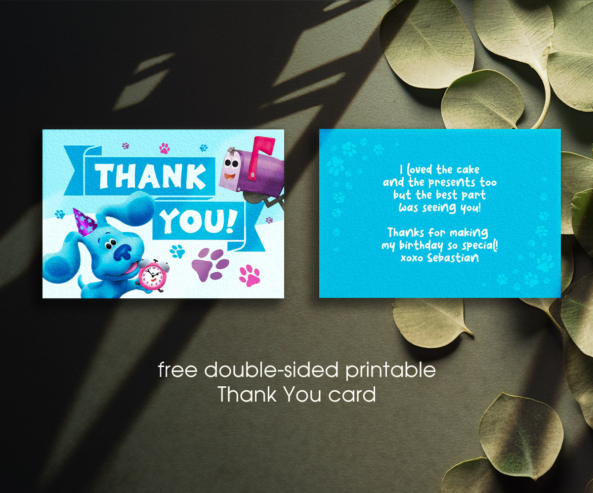 Blue's Clues Puppy customizable invitation template | Share or Print | TP164