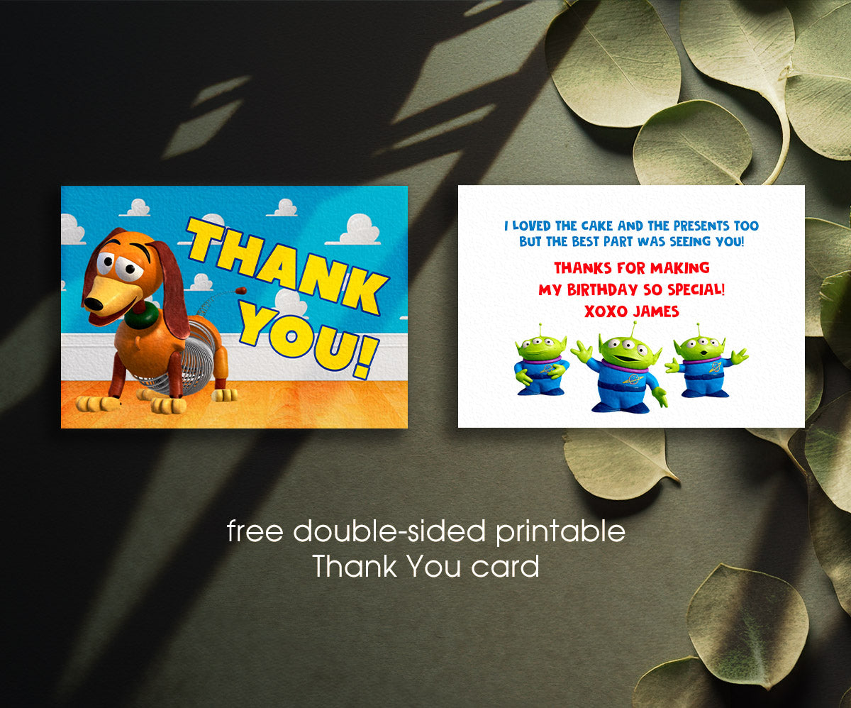 Toy Story Woody customizable invitation template | Share or Print | MH310
