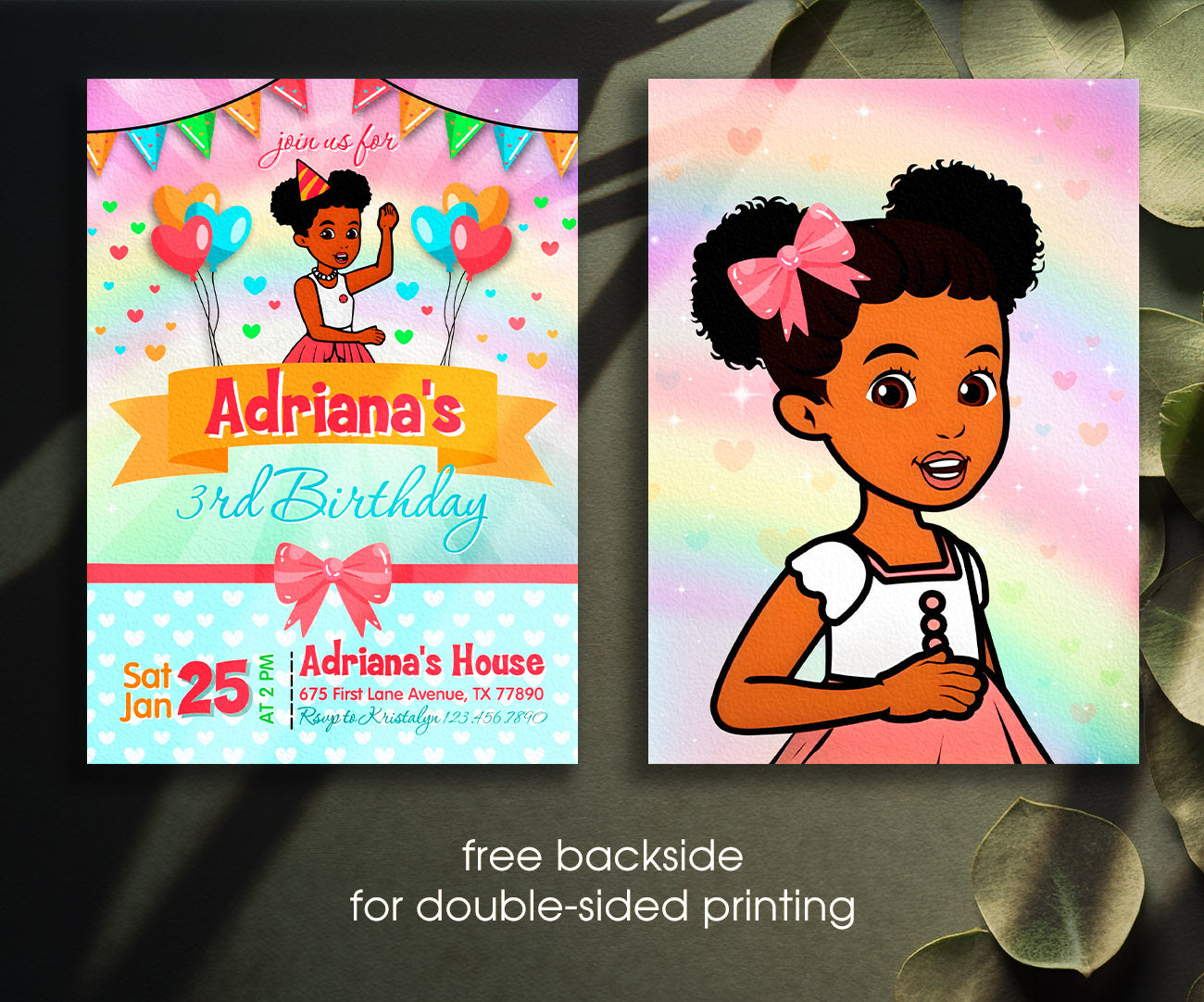 Gracie's Corner Music customizable invitation template | Share or Print | girl | XL751
