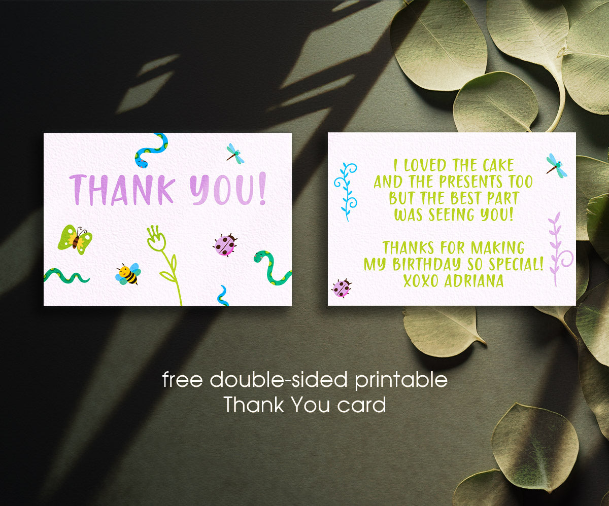 Reptile Lizard Snake customizable invitation template | Share or Print | TP035