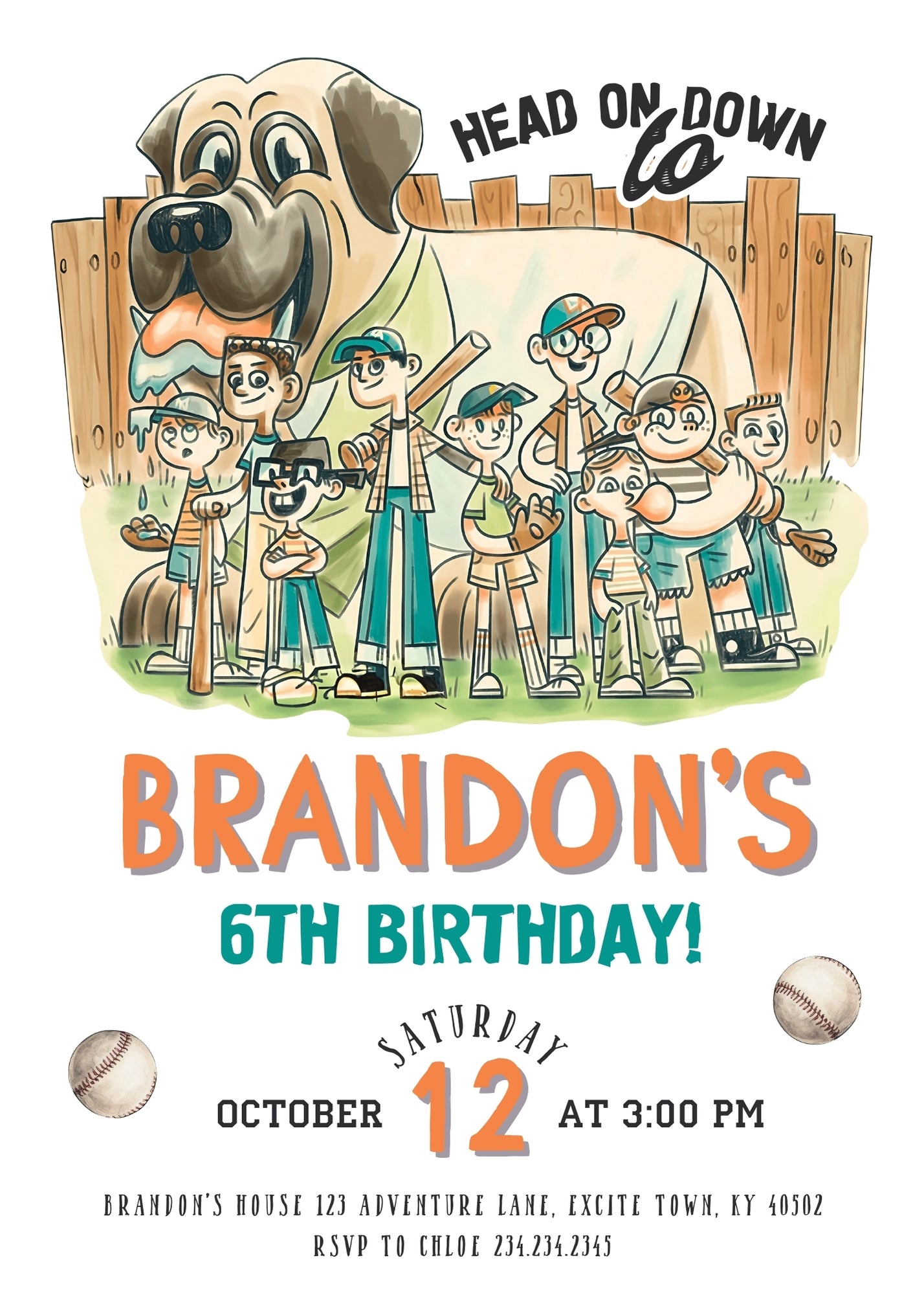 Baseball MLB Sport customizable invitation template | Share or Print | GW498
