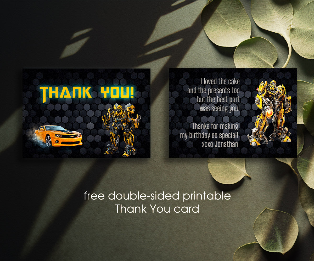 Transformers Rescue Bots customizable invitation template | Share or Print | boy | ZN939