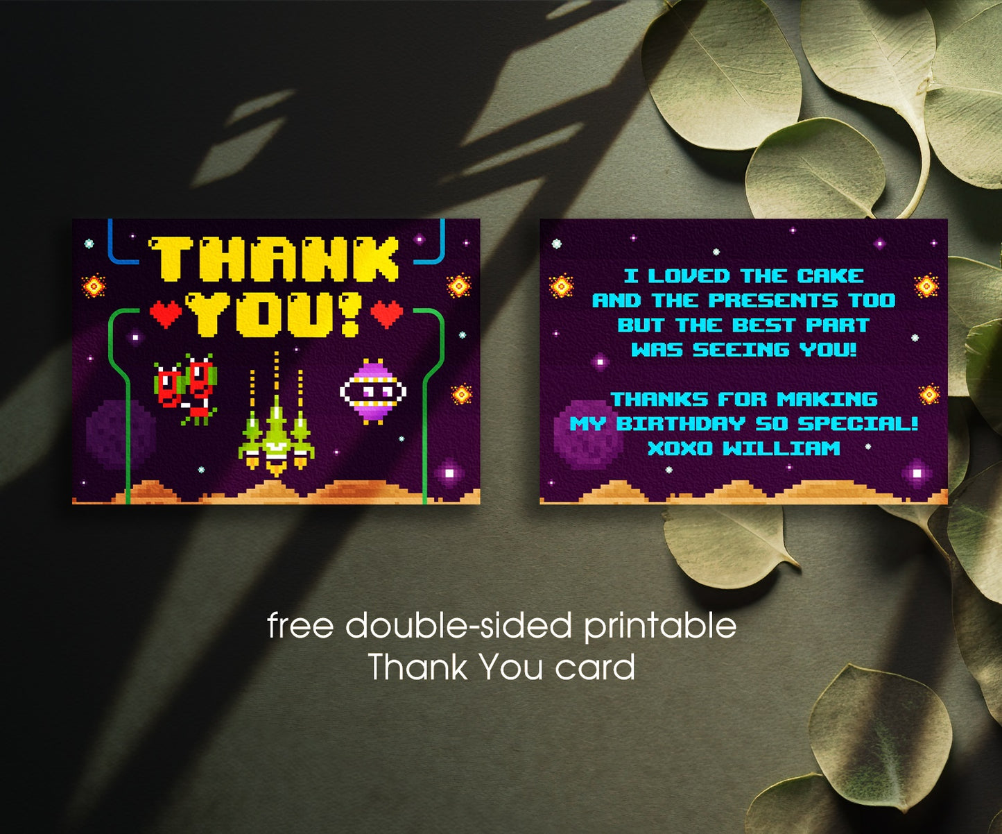 Arcade | customizable invite template | instant download | Share or Print | TB259