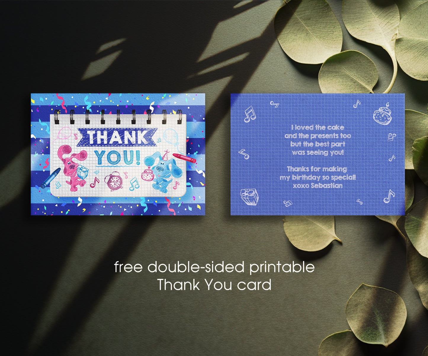 Blues clues | customizable invite template | instant download | Share or Print | PH069