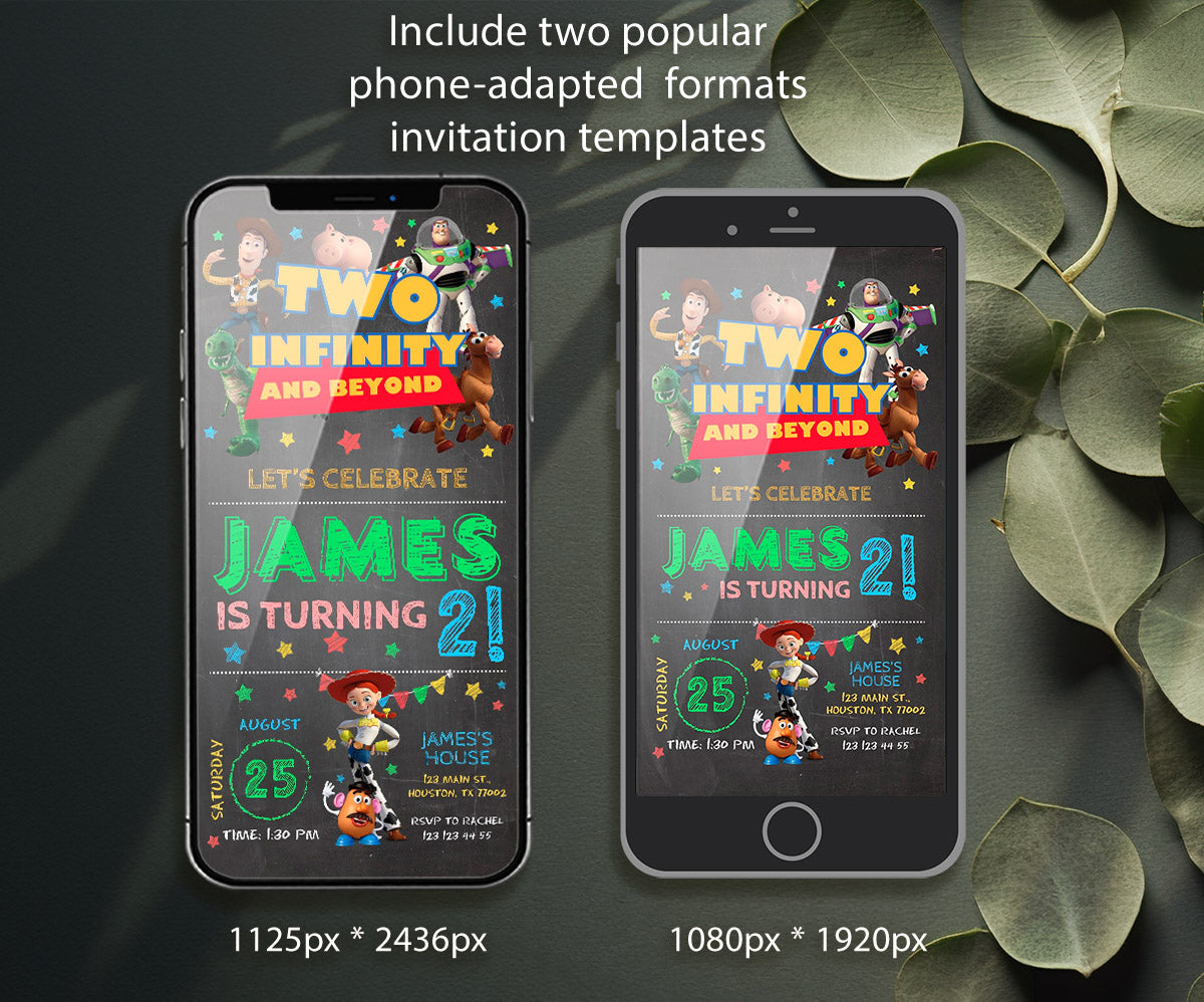 Toy Story Woody customizable invitation template | Share or Print | FE865