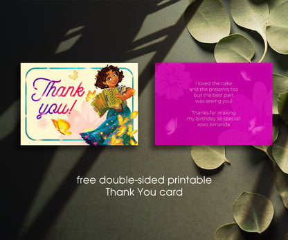 Encanto Mirabel customizable invitation template | Share or Print | girl | ZG167