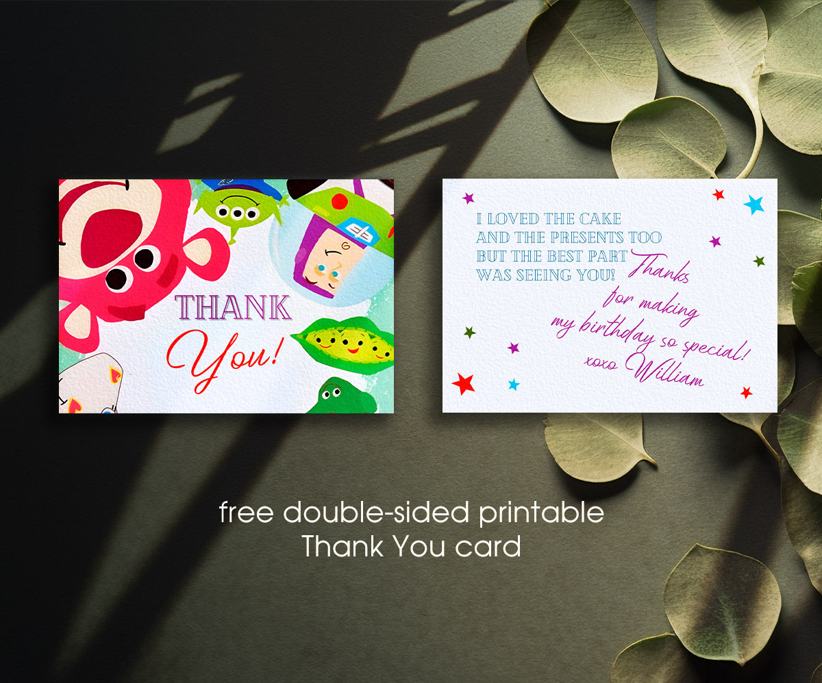 Toy Story Woody customizable invitation template | Share or Print | TK225