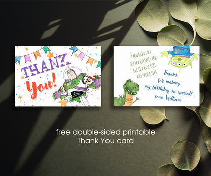 Toy Story Woody customizable invitation template | Share or Print | HG399