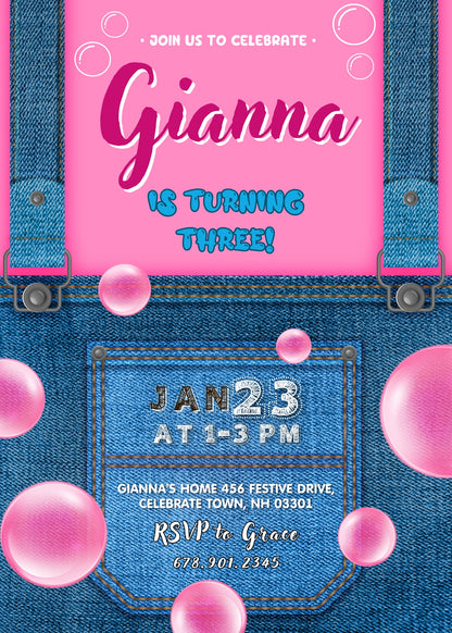 Ms. Rachel customizable invitation template | Share or Print | CY611