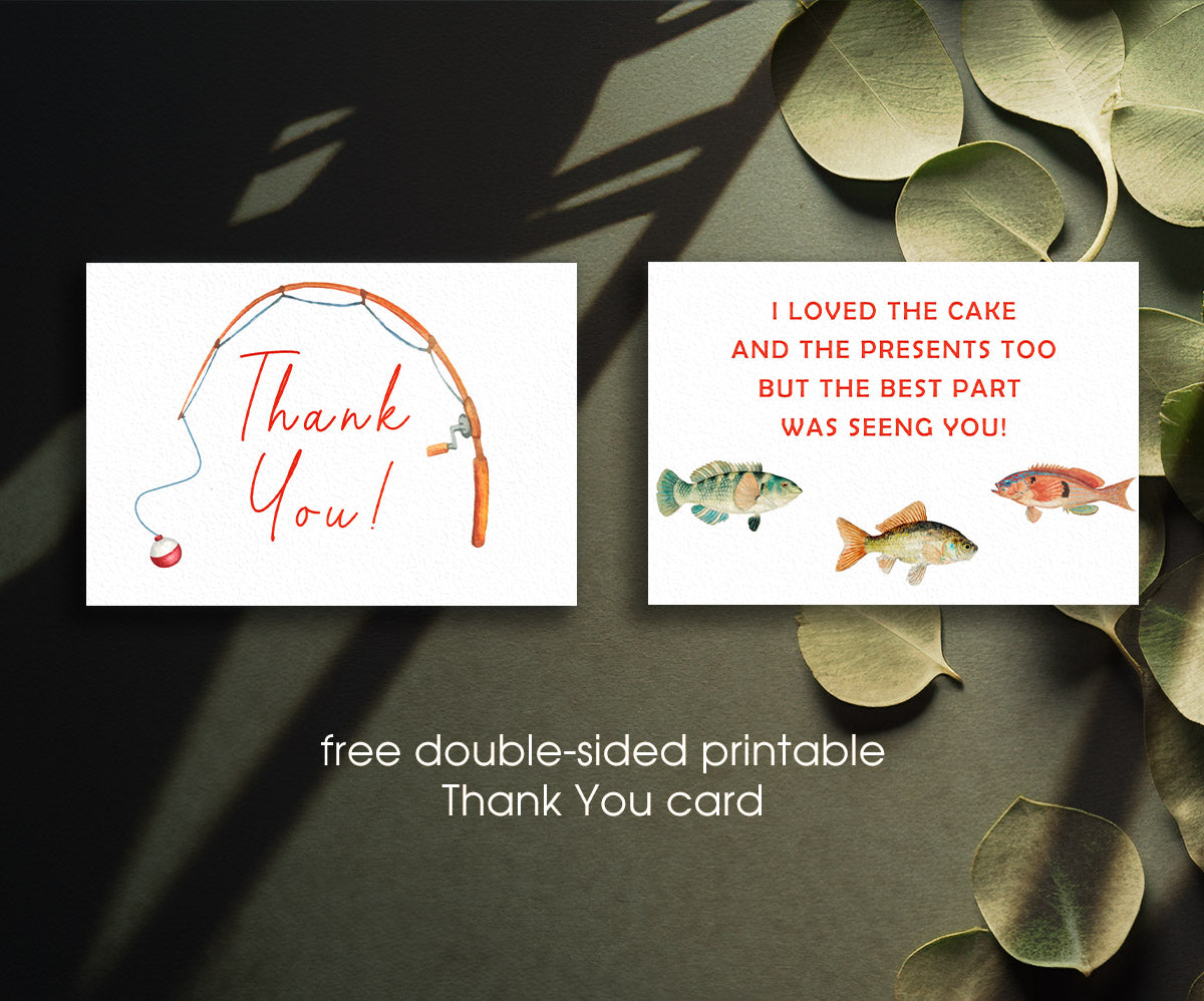 Fishing O-Fish-Ally customizable invitation template | Share or Print | VP580