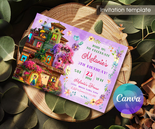 Encanto Mirabel customizable invitation template | Share or Print | girl | LY559