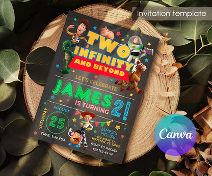 Toy Story Woody customizable invitation template | Share or Print | FE865