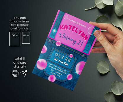 Ms. Rachel customizable invitation template | Share or Print | VN139