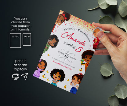 Encanto Mirabel customizable invitation template | Share or Print | girl | WB887