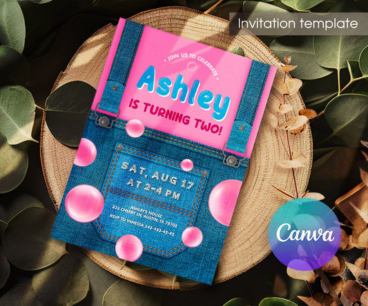 Ms. Rachel customizable invitation template | Share or Print | NK578