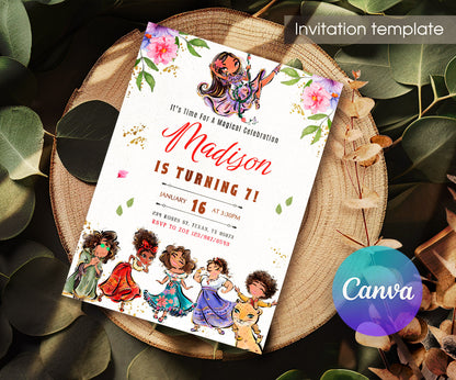 Encanto Mirabel customizable invitation template | Share or Print | girl | GH924