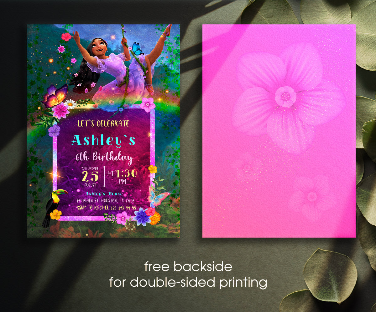 Encanto Mirabel customizable invitation template | Share or Print | girl | TE461