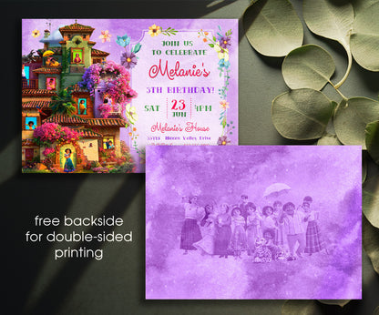 Encanto Mirabel customizable invitation template | Share or Print | girl | LY559