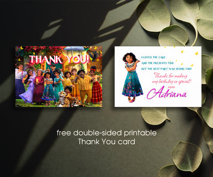 Encanto Mirabel customizable invitation template | Share or Print | girl | UN996