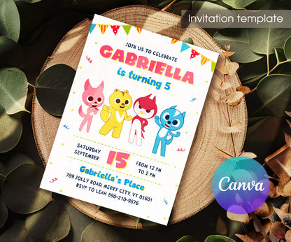 Miniforce customizable invitation template | Share or Print | boy | MN919