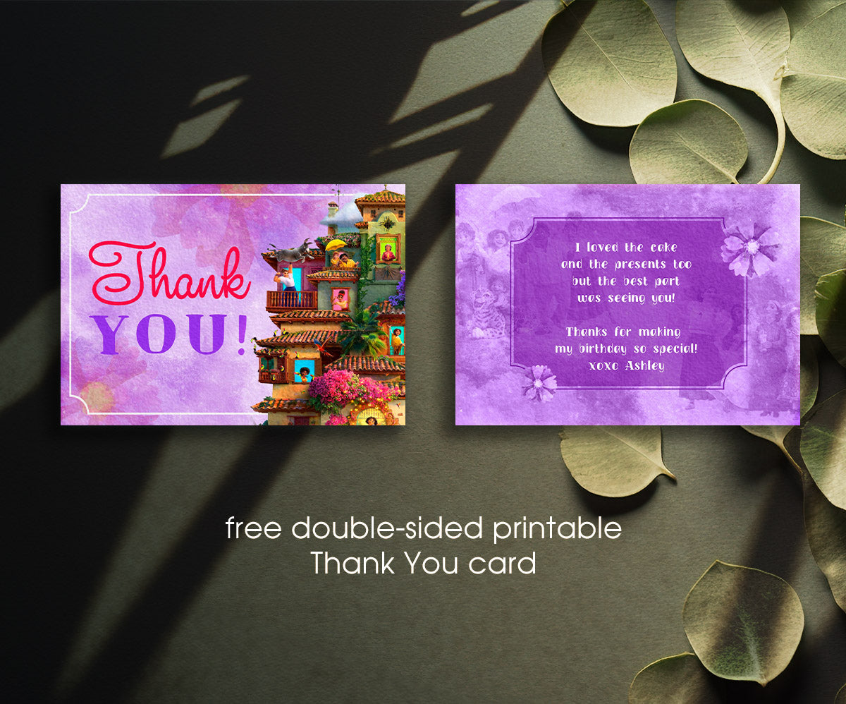 Encanto Mirabel customizable invitation template | Share or Print | girl | KH412