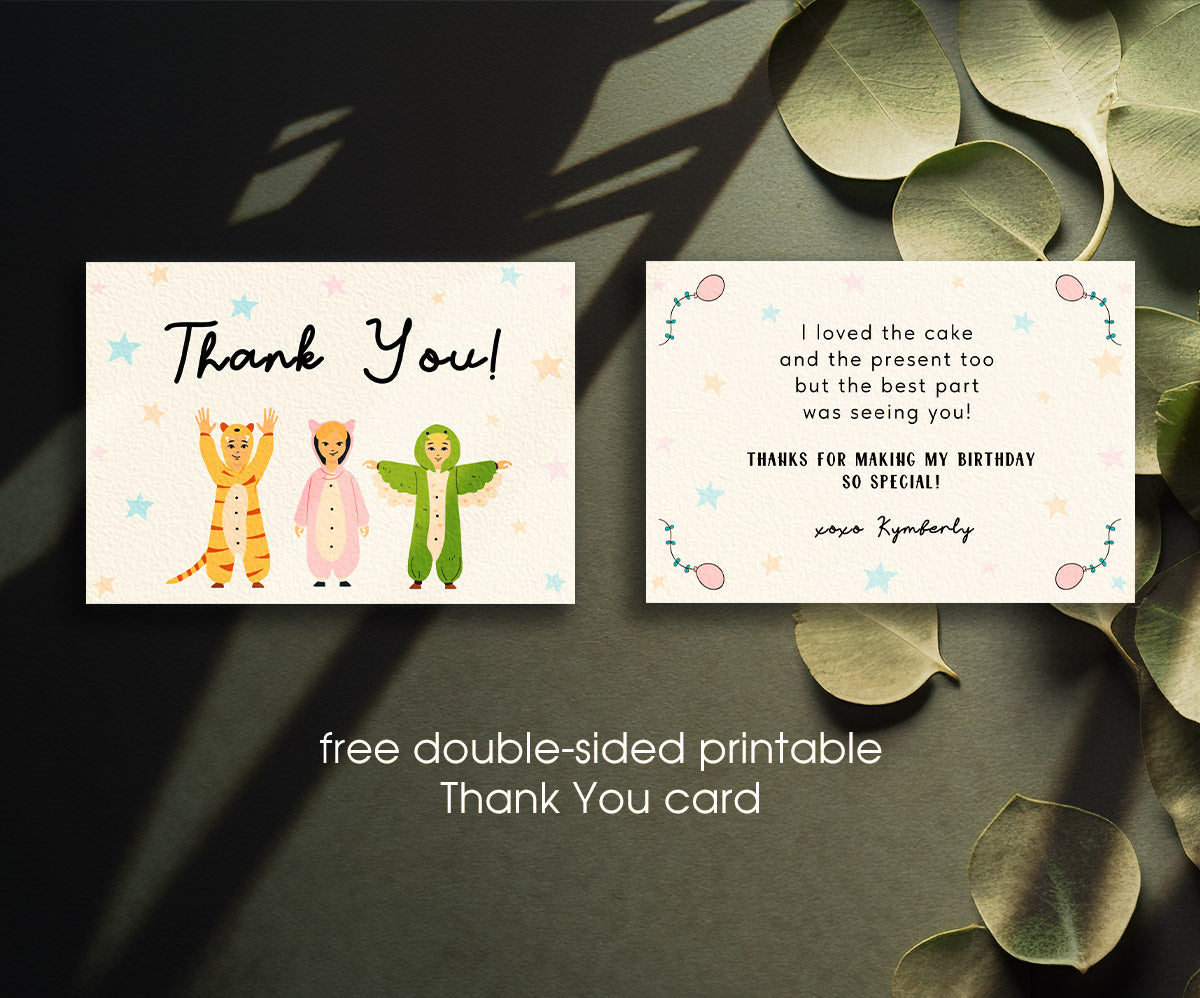 Pajama Sleepover Party customizable invitation template | Share or Print | JP884