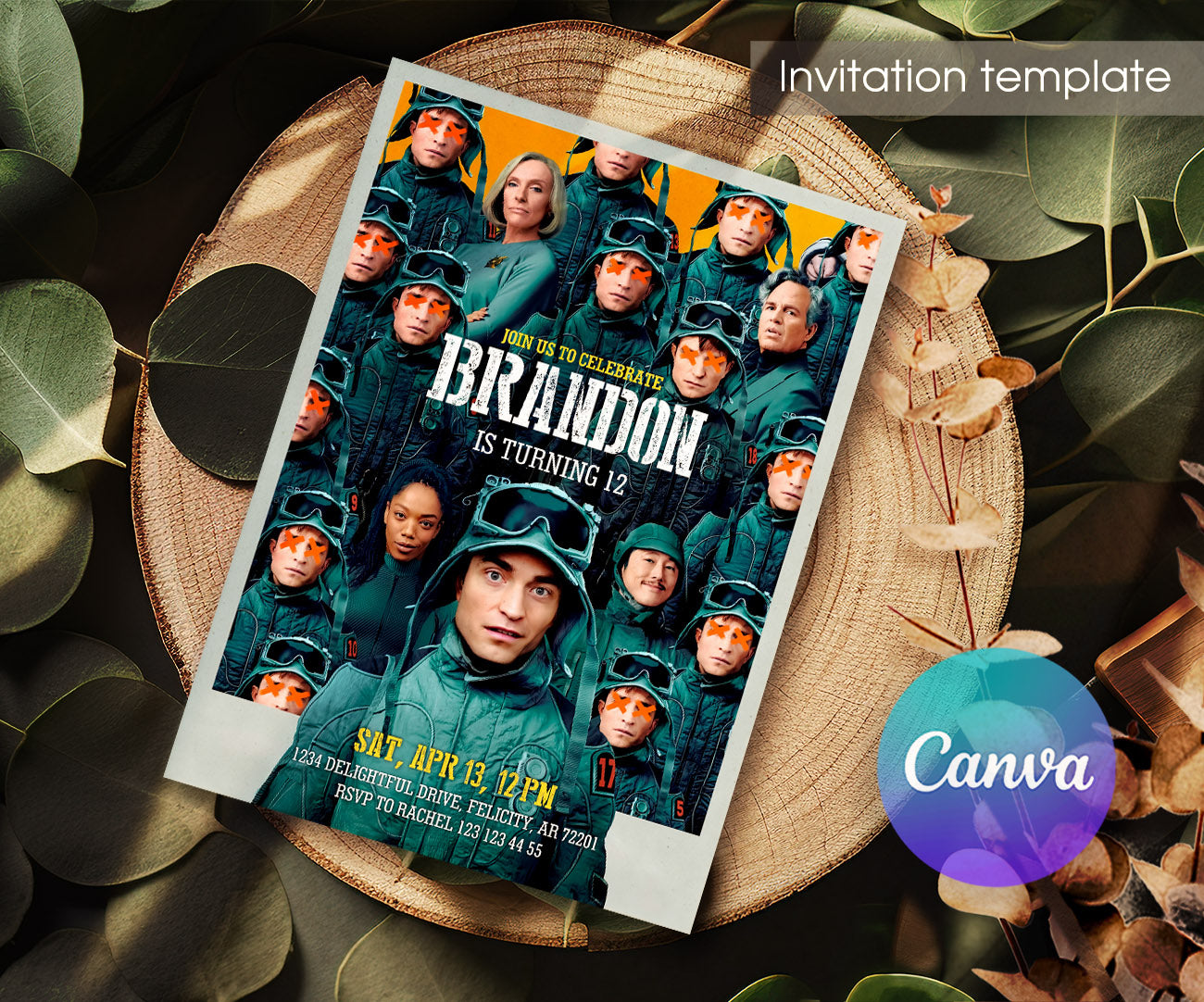 Mickey Seventeen Movie customizable invitation template | Share or Print | LG153