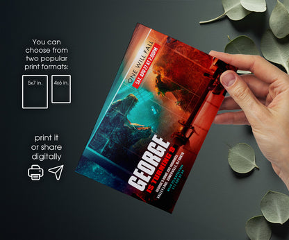 Godzilla X King Kong customizable invitation template | Share or Print | MY708