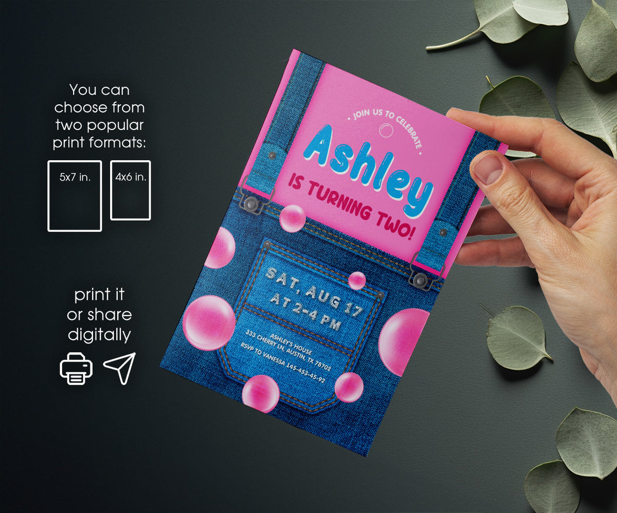 Ms. Rachel customizable invitation template | Share or Print | NK578