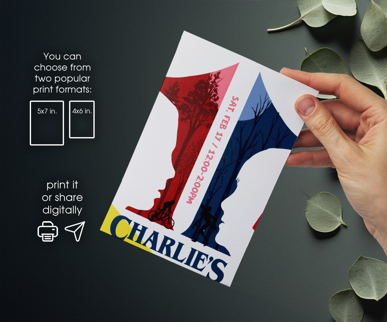 Stranger Things customizable invitation template | Share or Print | FQ961
