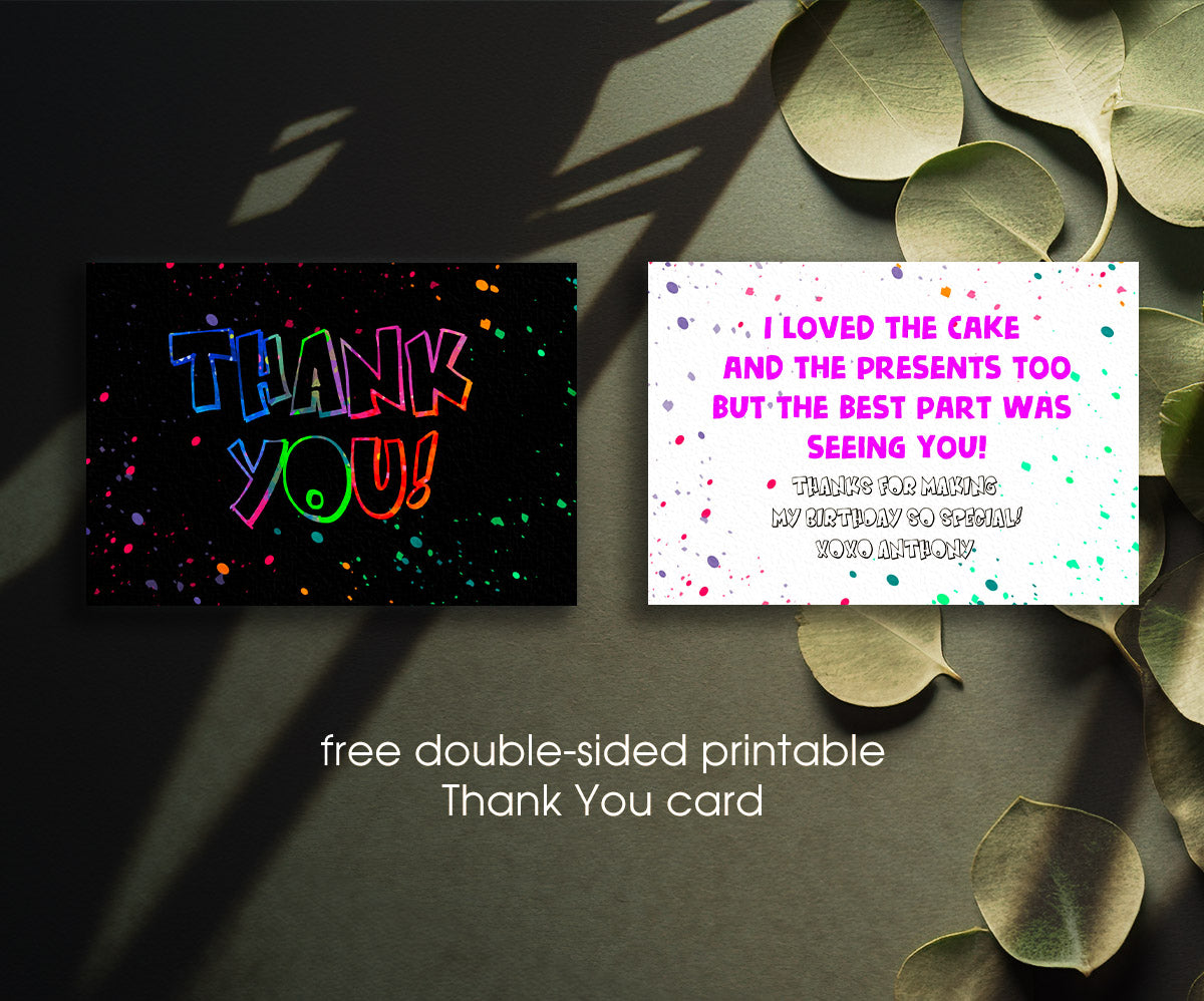 Play Party Gamer customizable invitation template | Share or Print | YC011