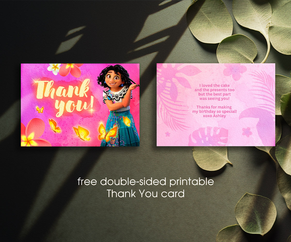 Encanto Mirabel customizable invitation template | Share or Print | girl | JR566