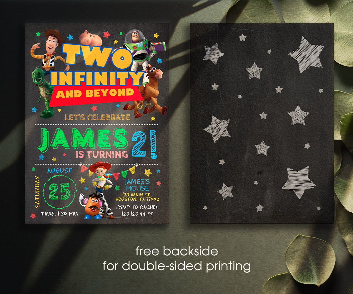 Toy Story Woody customizable invitation template | Share or Print | FE865