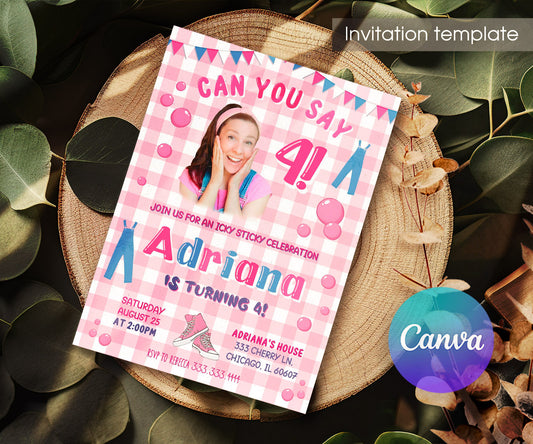 Ms. Rachel customizable invitation template | Share or Print | DY923