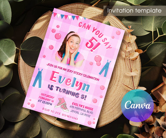 Ms. Rachel customizable invitation template | Share or Print | ES272