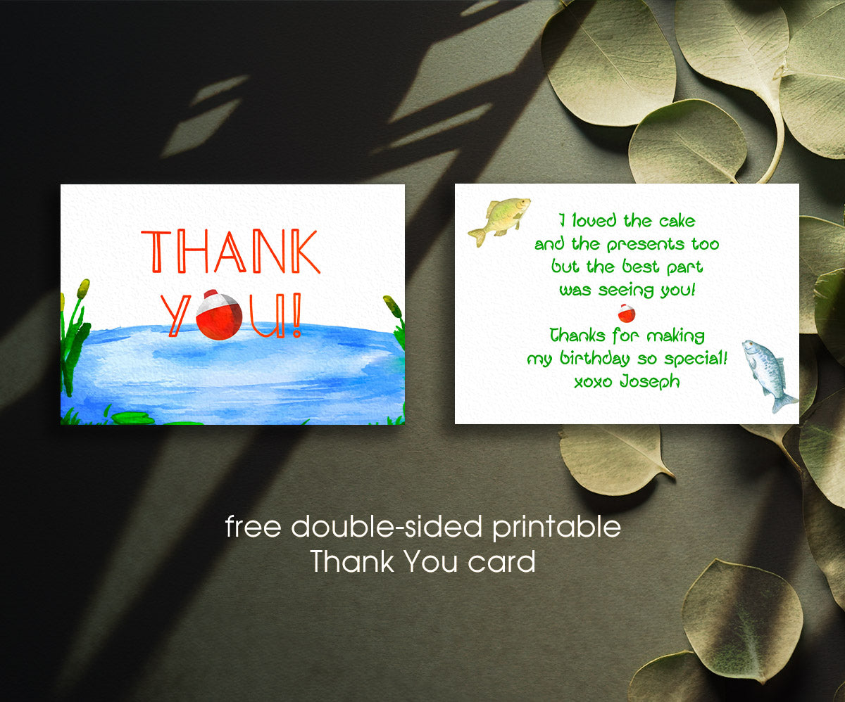 Fishing 1st O-Fish-Ally customizable invitation template | Share or Print | WX491