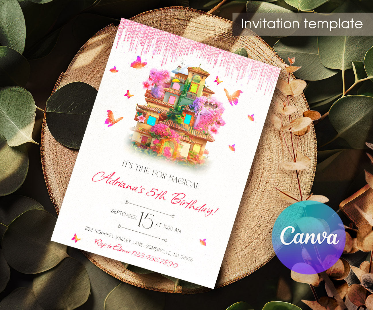 Encanto Mirabel customizable invitation template | Share or Print | girl | AU866