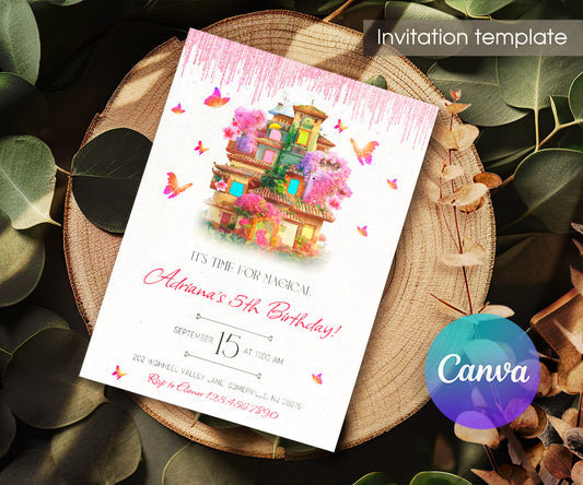 Encanto Mirabel customizable invitation template | Share or Print | girl | AU866
