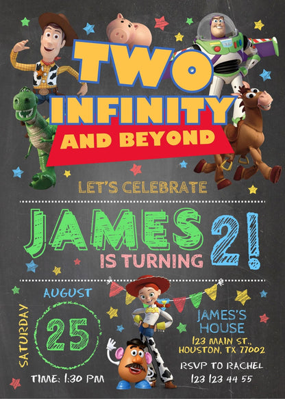 Toy Story Woody customizable invitation template | Share or Print | FE865