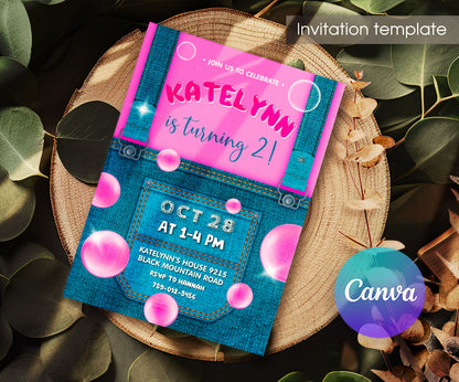 Ms. Rachel customizable invitation template | Share or Print | VN139