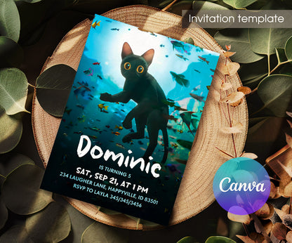Flow customizable invitation template | Share or Print | YE060