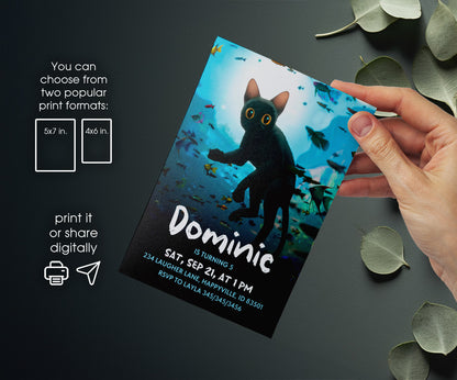 Flow customizable invitation template | Share or Print | YE060