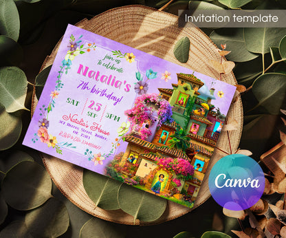 Encanto Mirabel customizable invitation template | Share or Print | girl | SM646