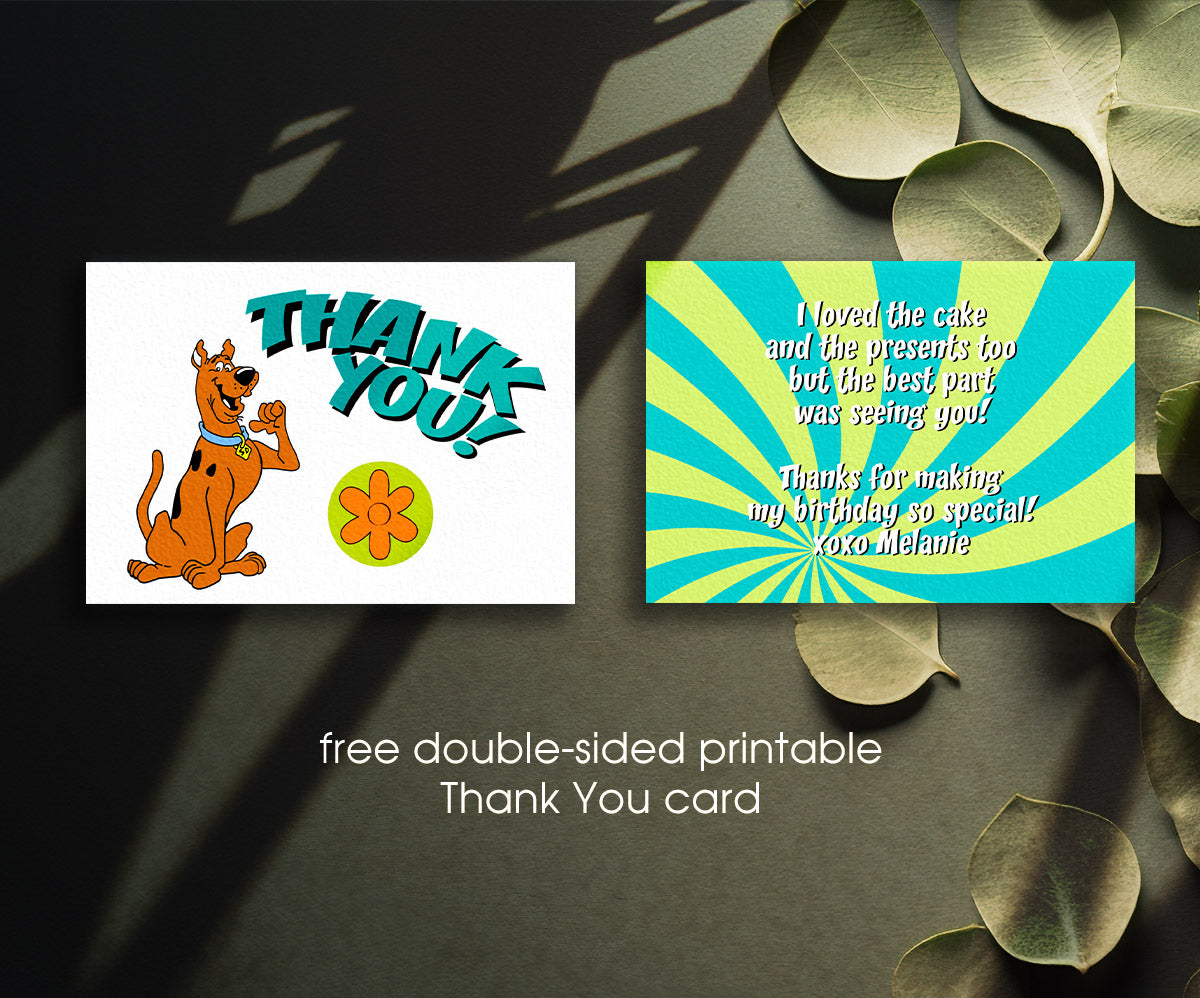 Scooby-Doo customizable invitation template | Share or Print | XG285