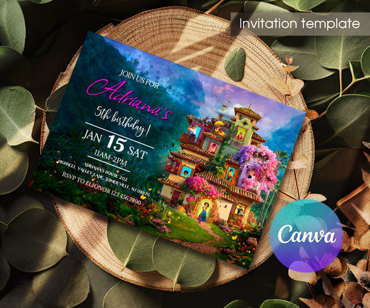Encanto Mirabel customizable invitation template | Share or Print | girl | UN996