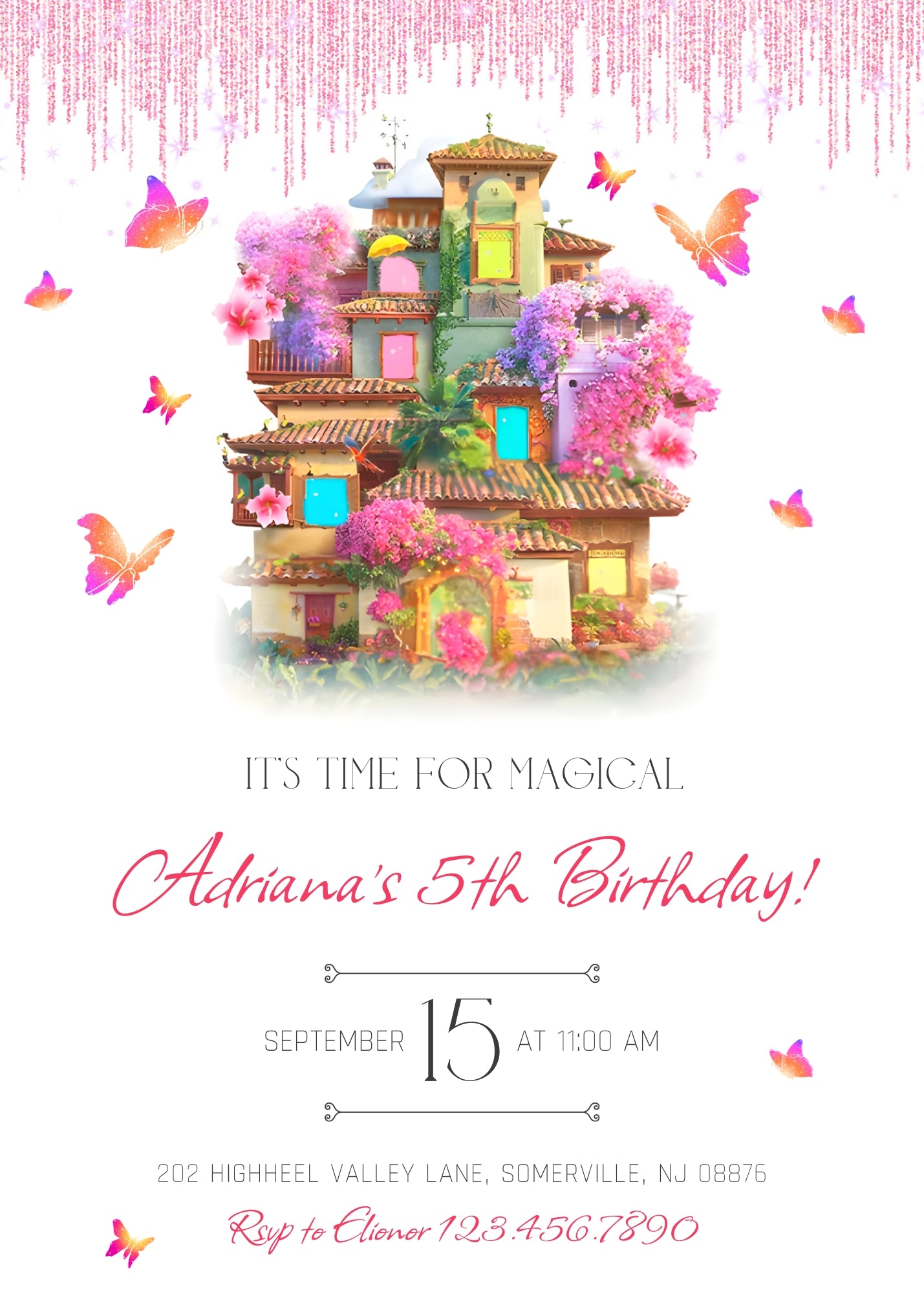 Encanto Mirabel customizable invitation template | Share or Print | girl | AU866