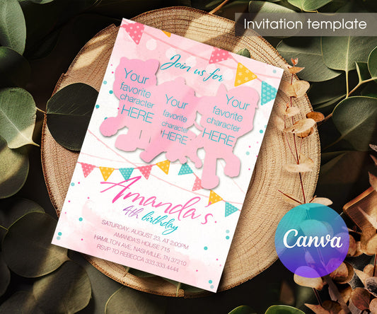 PAW Patrol customizable invitation template | Share or Print | UT192